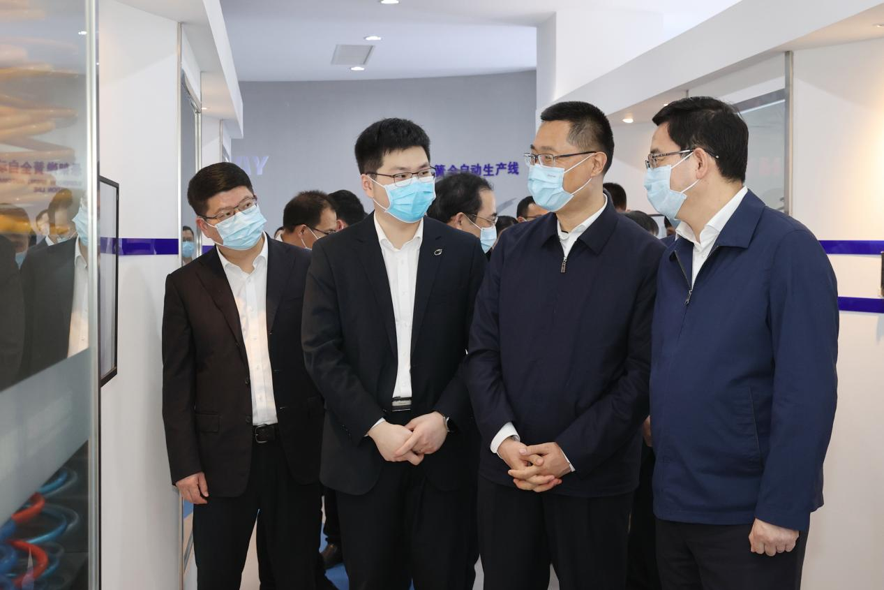 浙江省副省长卢山赴华纬科技调研(图2)